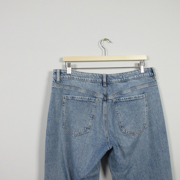 Garage Denim Low Rise Straight Leg Jeans Women 11 Blue Cotton Contemporary 626 - Picture 4 of 9